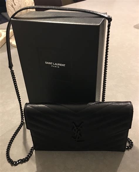 ysl wallet on chain second hand